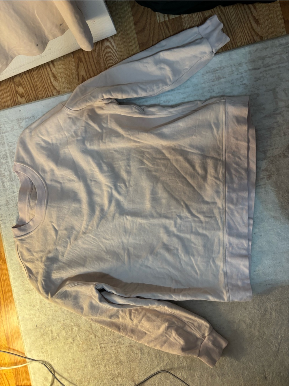 Lululemon Pastel Pink Classic Crewneck Sweatshirt